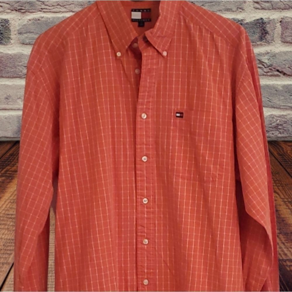 "Tommy Hilfiger" Red Plaid Button Down